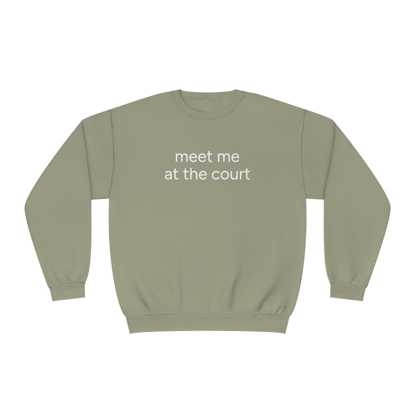 Meet me.. Unisex NuBlend® Crewneck Sweatshirt