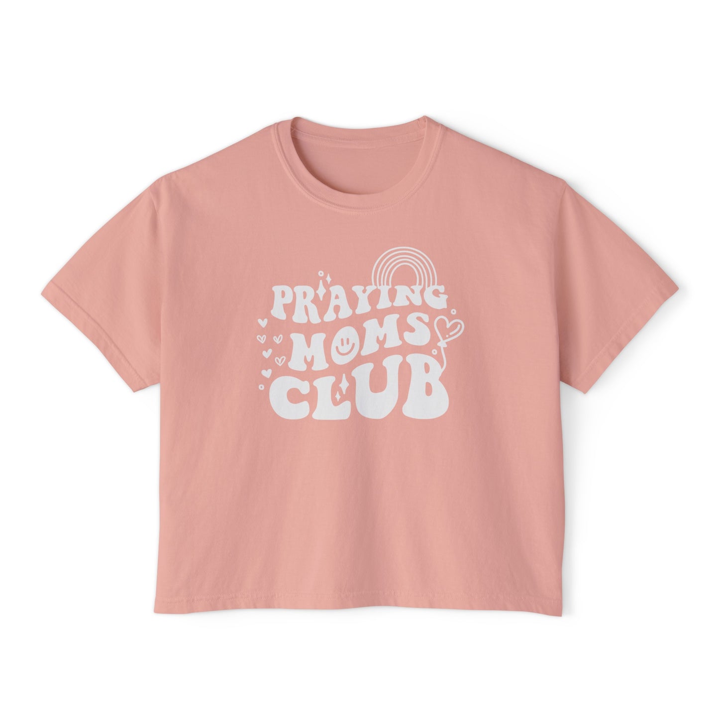 Women's Praying Mom's Club Boxy Tee