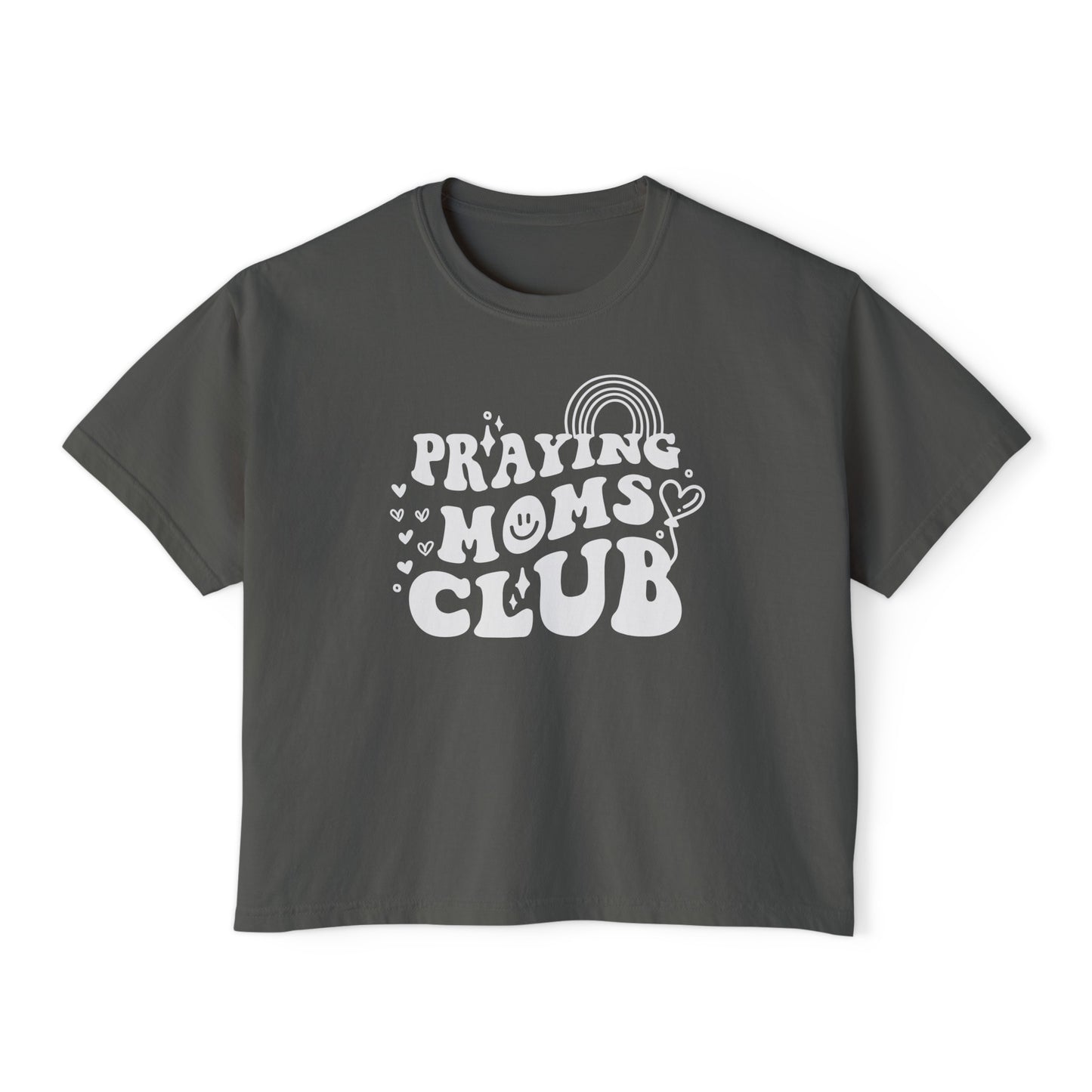 Women's Praying Mom's Club Boxy Tee
