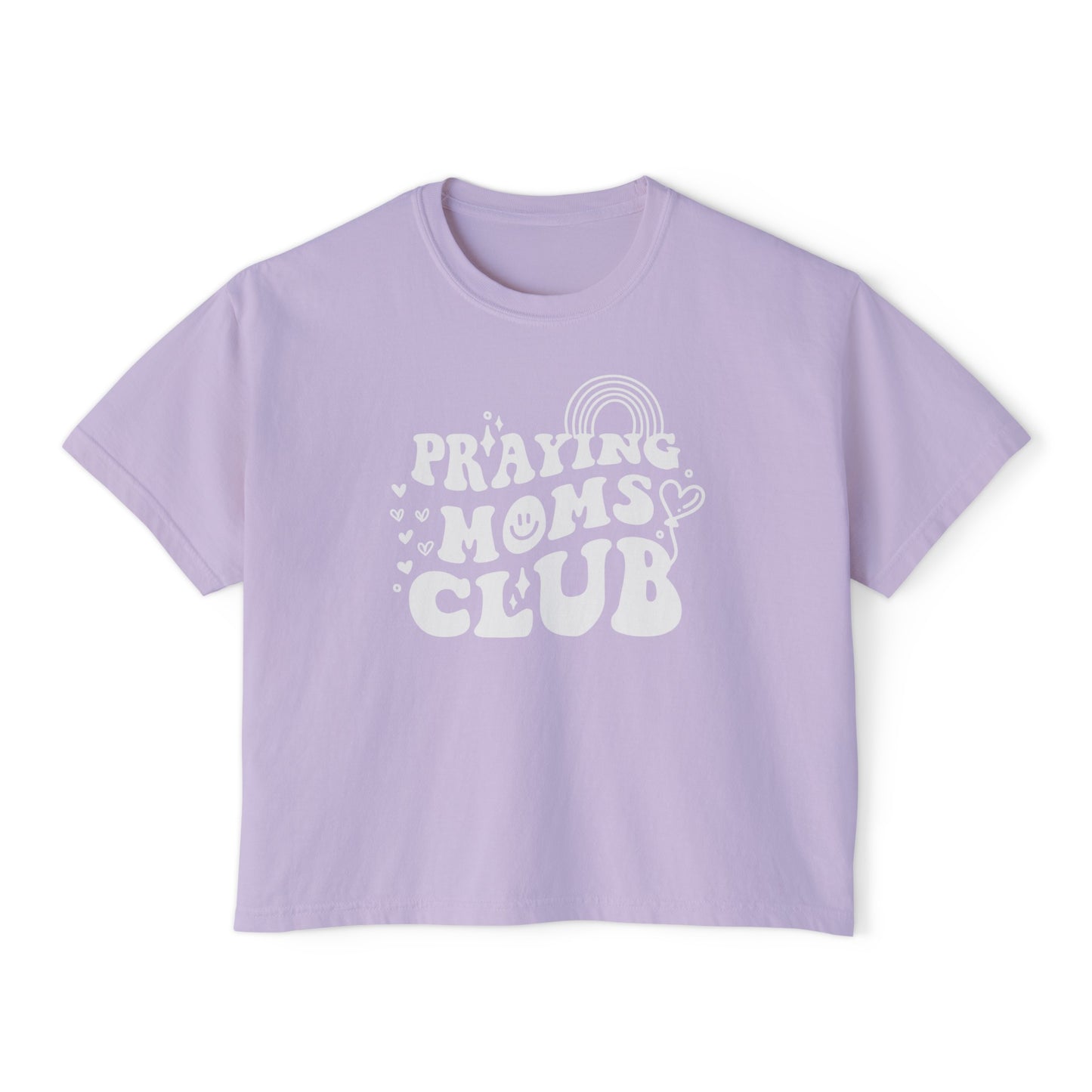 Women's Praying Mom's Club Boxy Tee
