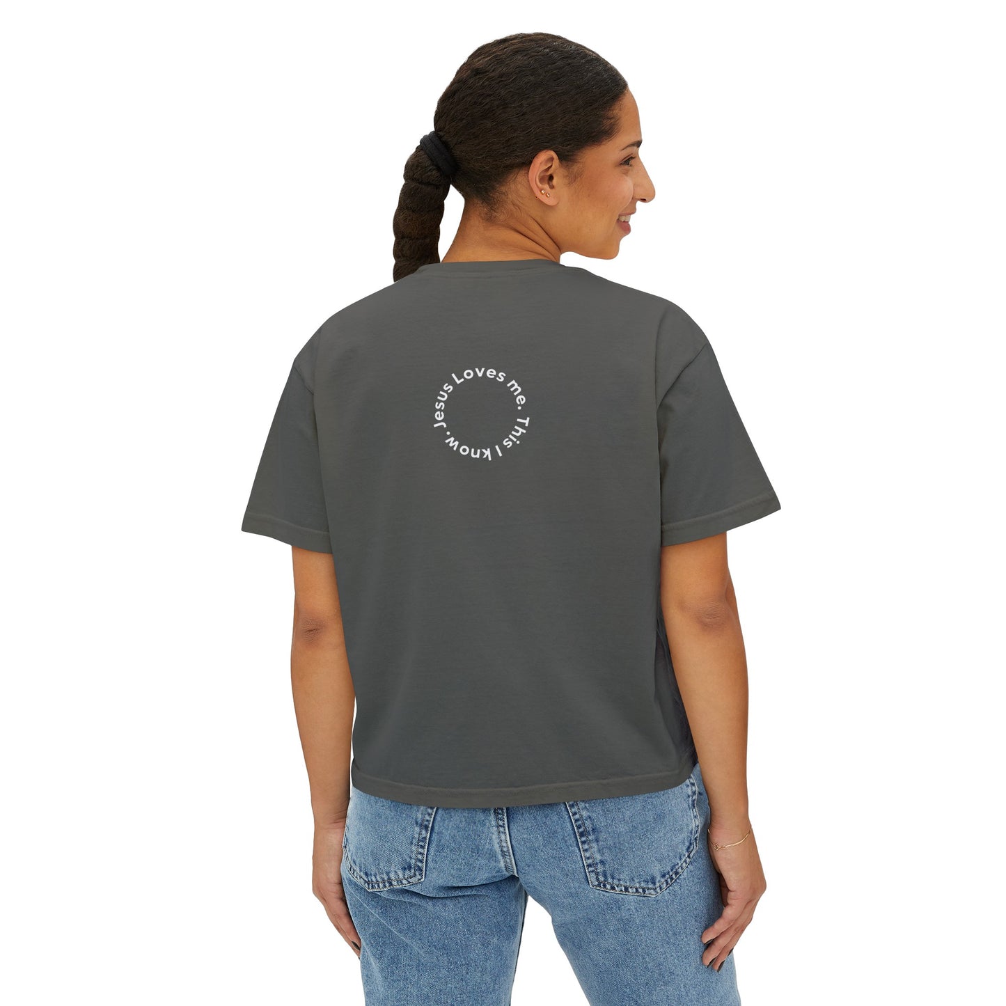 Women's Praying Mom's Club Boxy Tee