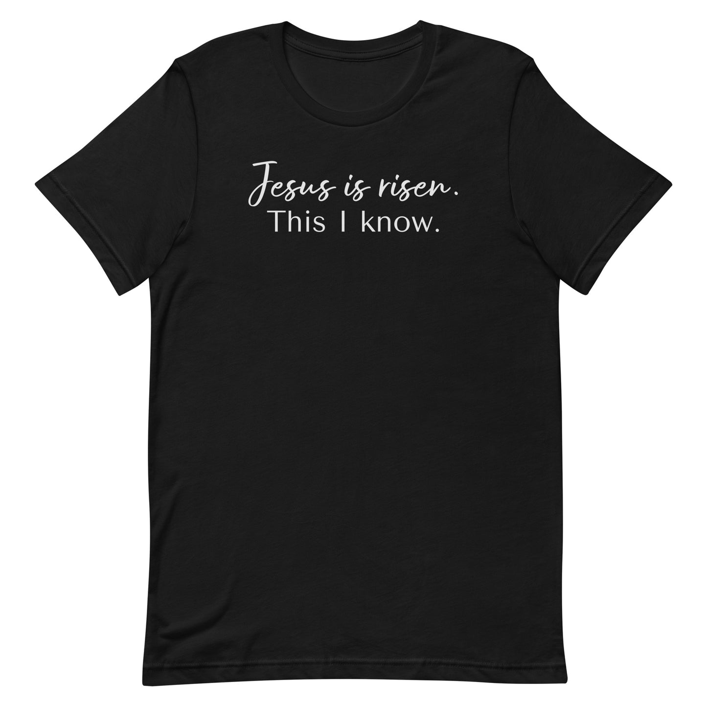 Jesus is risen soft t-shirt, Unisex, Easter