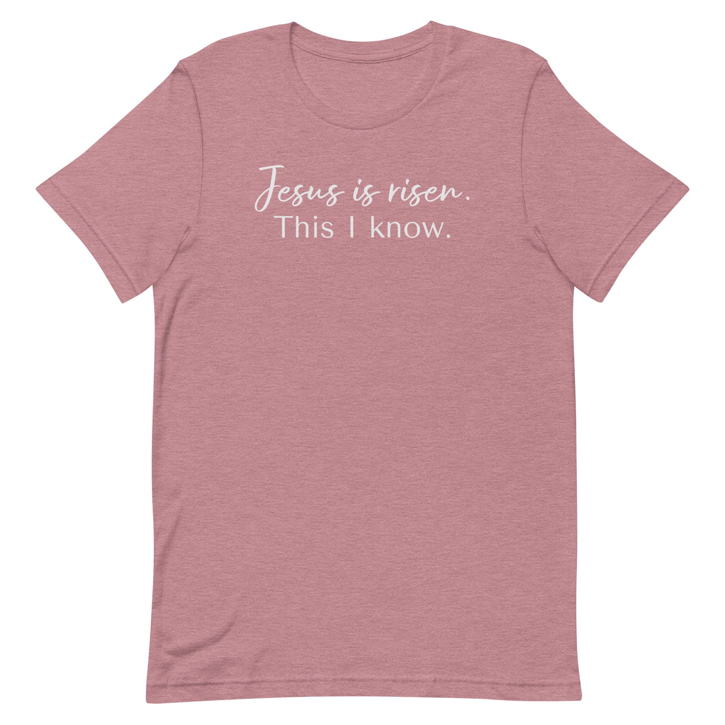 Jesus is risen soft t-shirt, Unisex, Easter