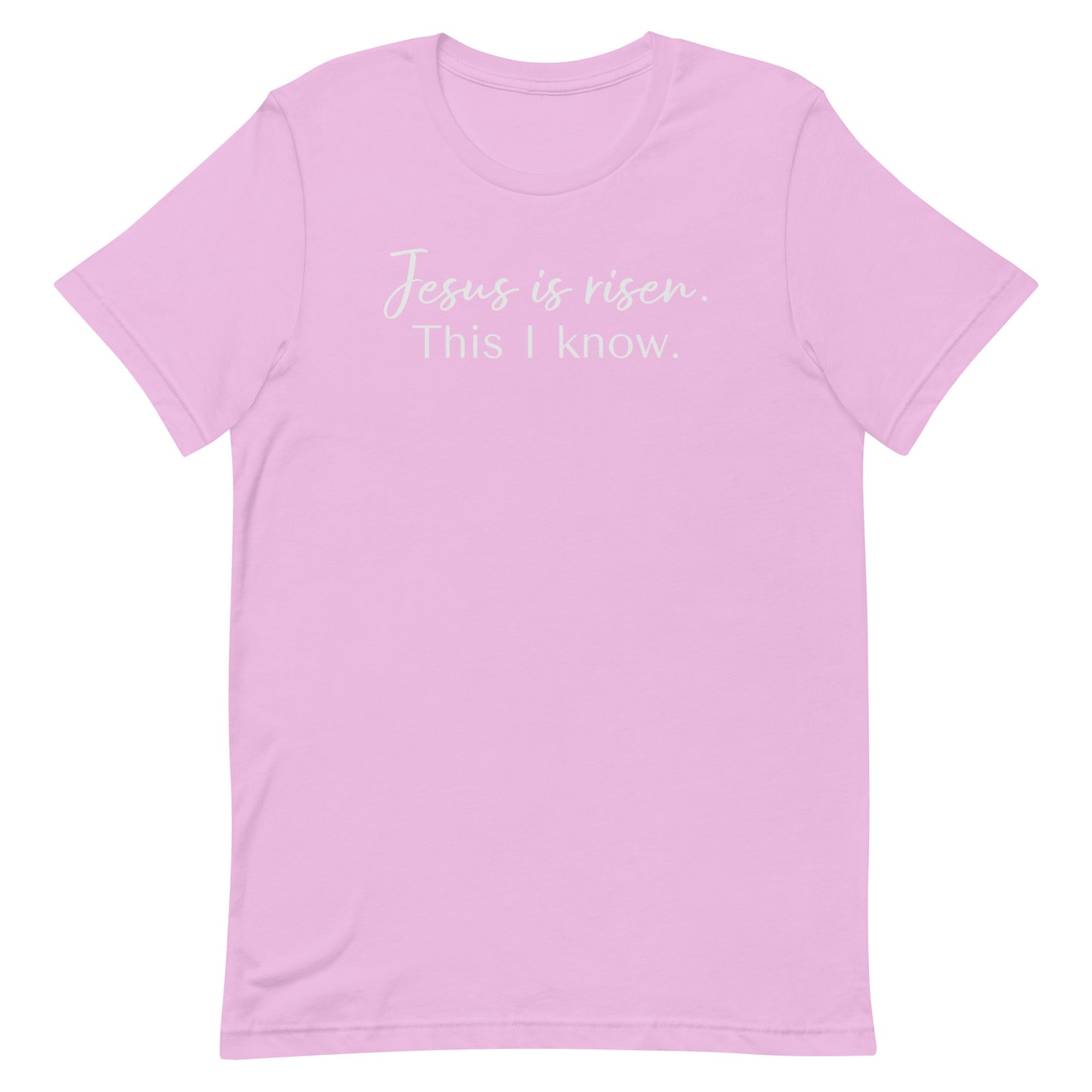 Jesus is risen soft t-shirt, Unisex, Easter