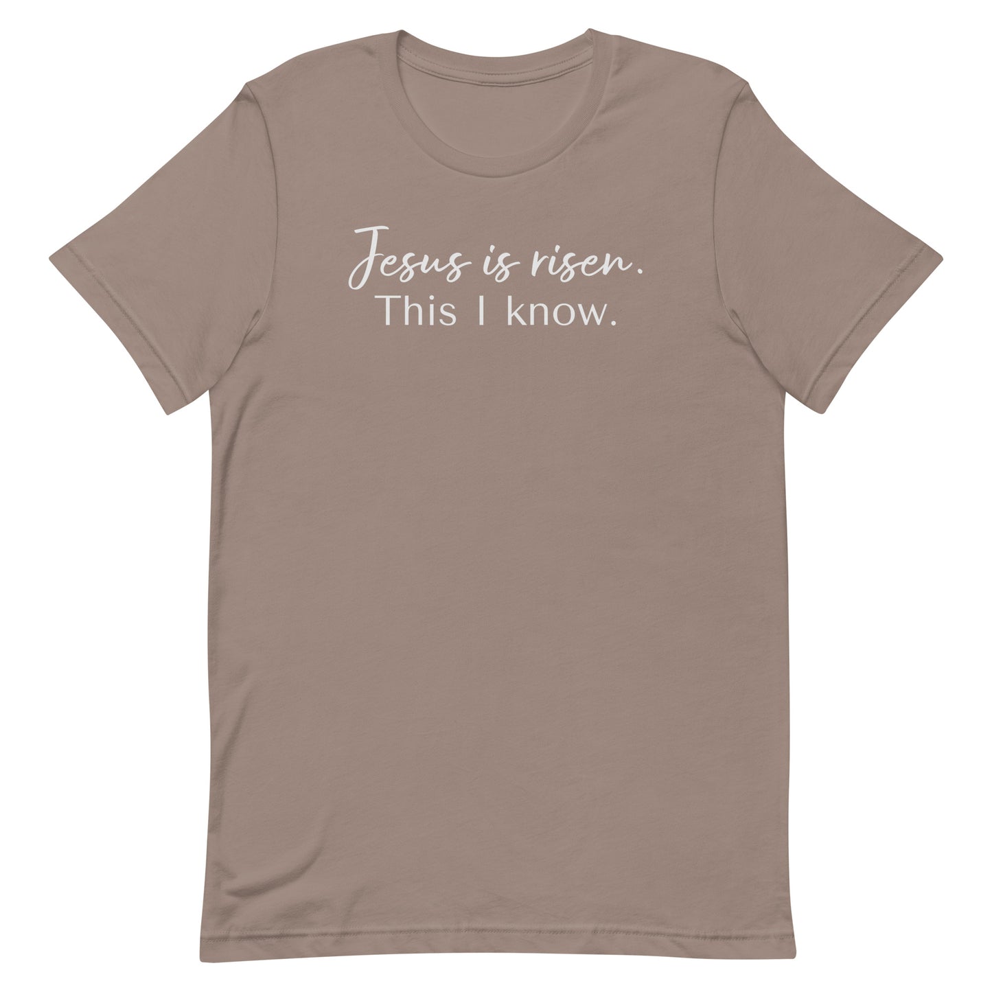 Jesus is risen soft t-shirt, Unisex, Easter