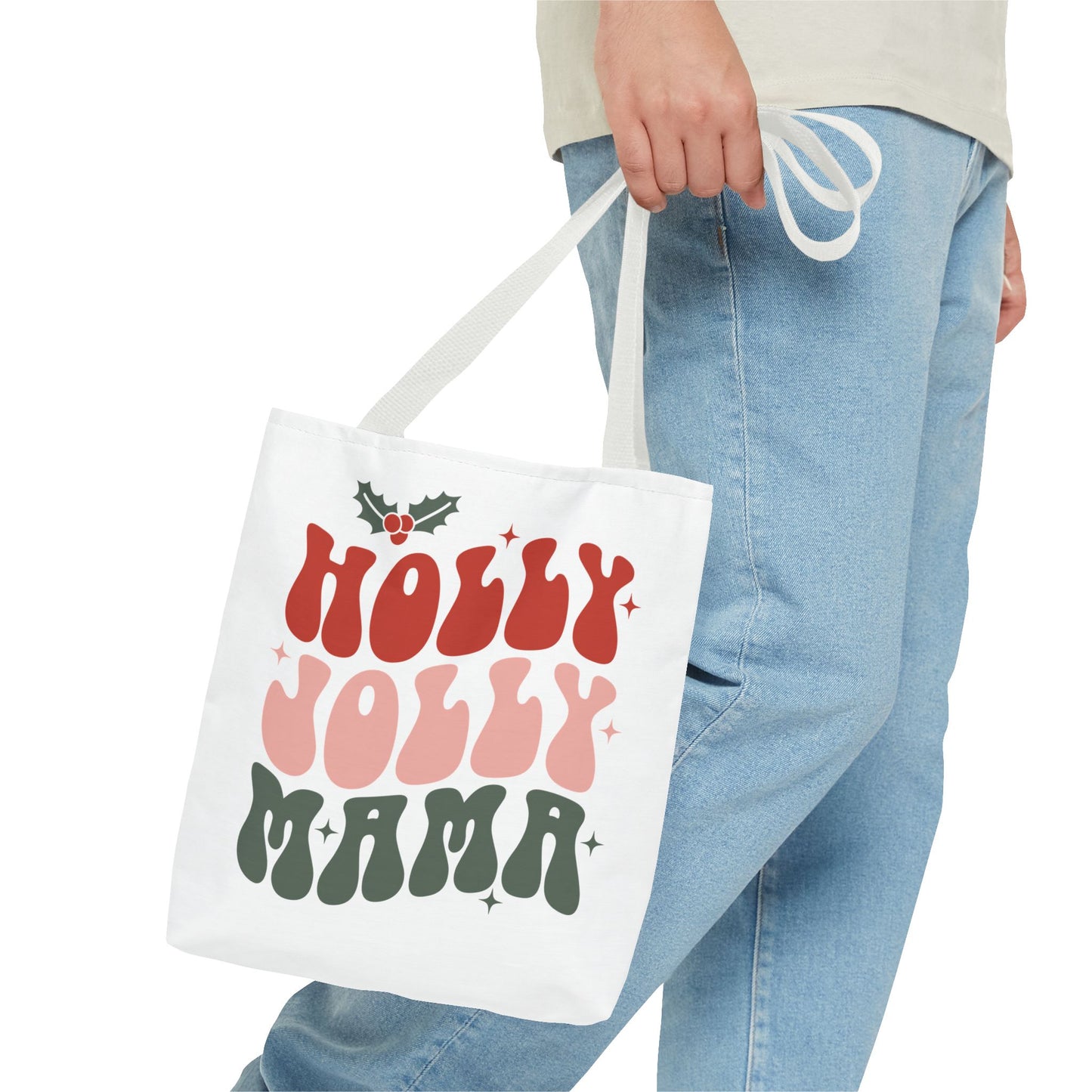 Christmas Tote Bag - Holly Jolly Mama