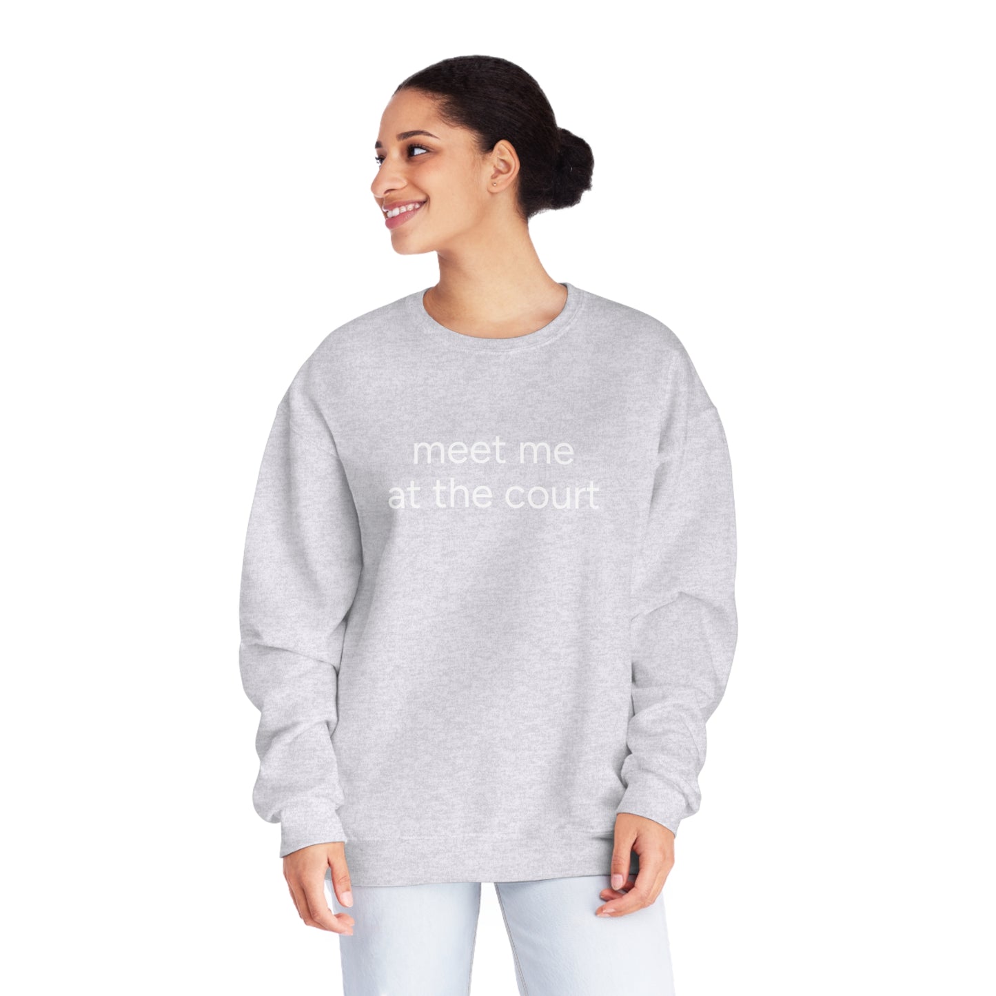 Meet me.. Unisex NuBlend® Crewneck Sweatshirt