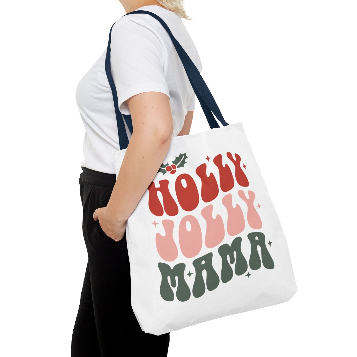 Christmas Tote Bag - Holly Jolly Mama