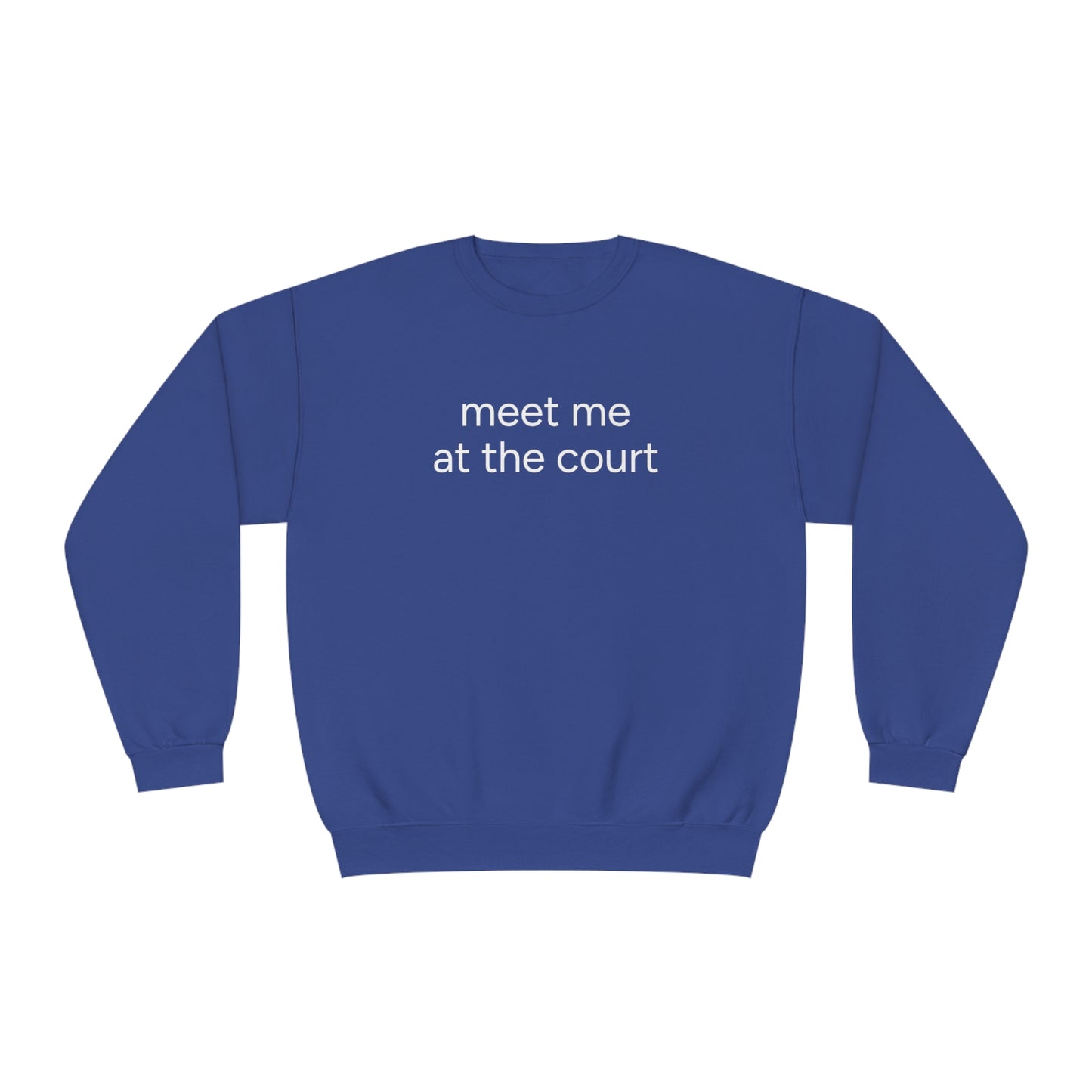 Meet me.. Unisex NuBlend® Crewneck Sweatshirt