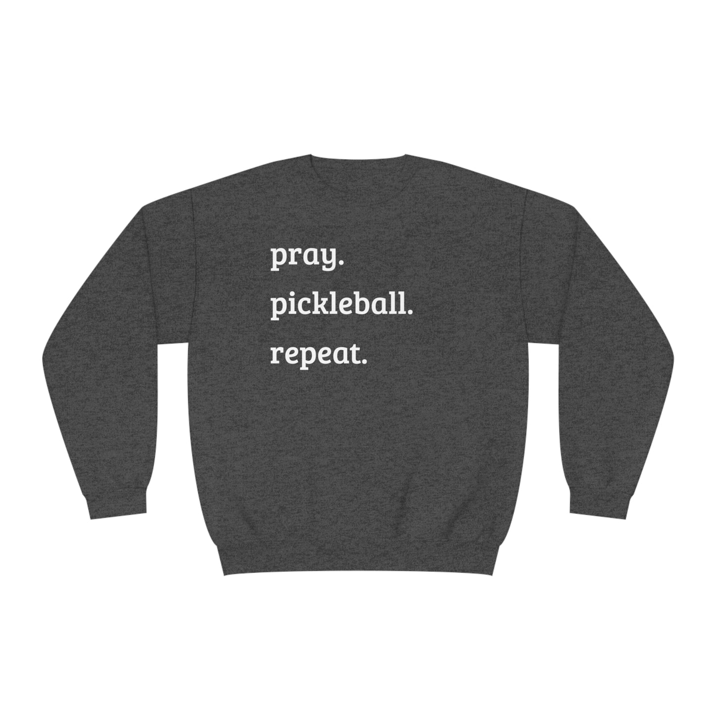 Pray, pickleball, repeat Unisex NuBlend® Crewneck Sweatshirt