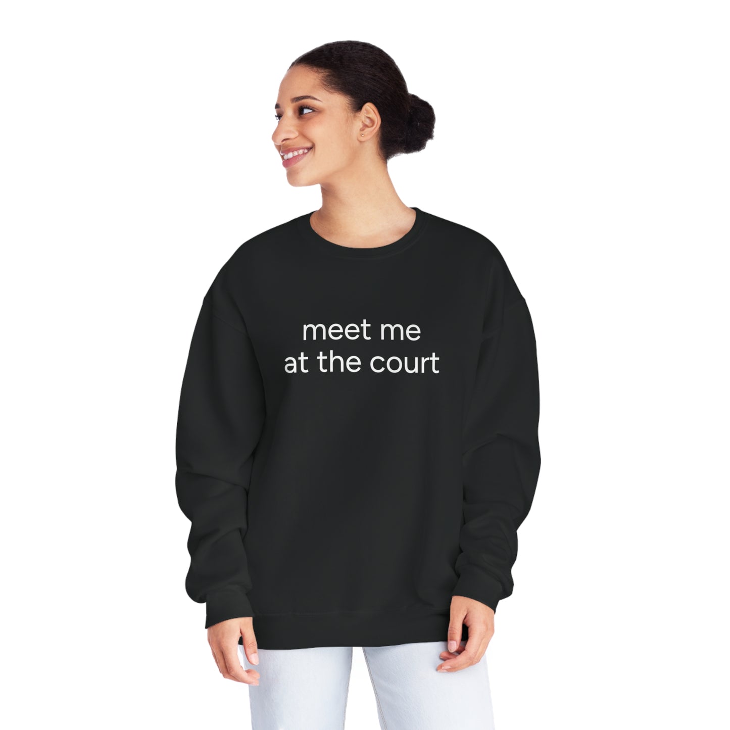 Meet me.. Unisex NuBlend® Crewneck Sweatshirt