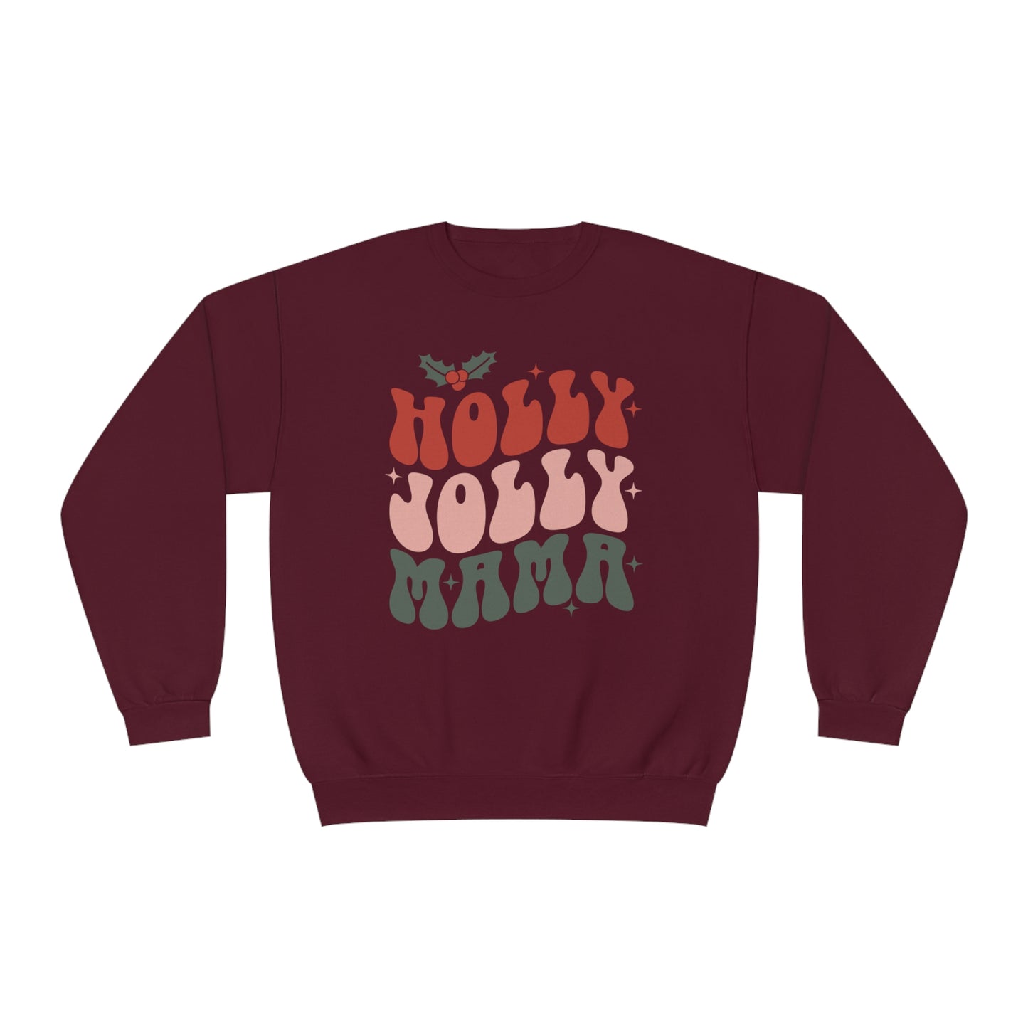 Christmas Holly Jolly Mama Crewneck Sweatshirt