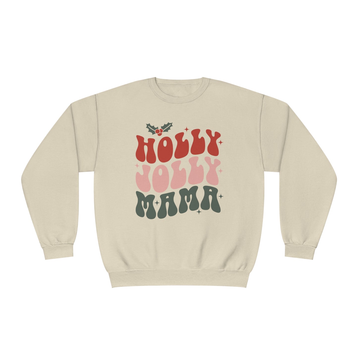 Christmas Holly Jolly Mama Crewneck Sweatshirt