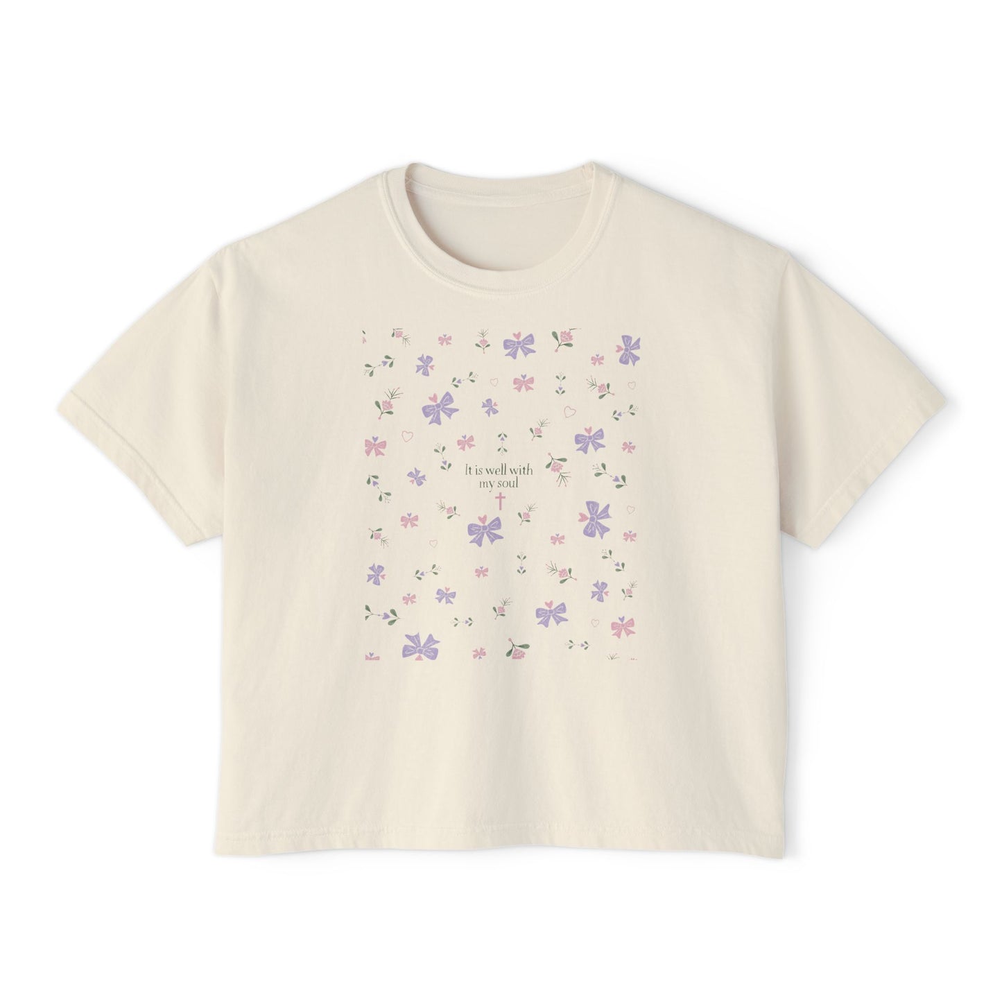 It Is Well Women's Boxy Tee