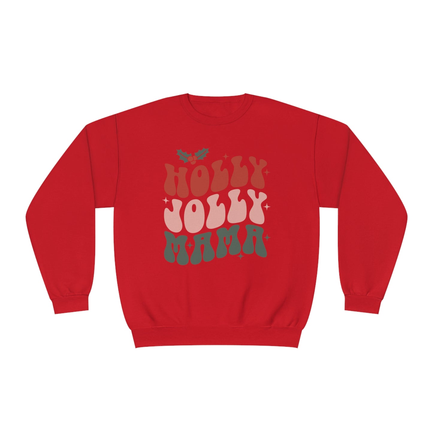 Christmas Holly Jolly Mama Crewneck Sweatshirt