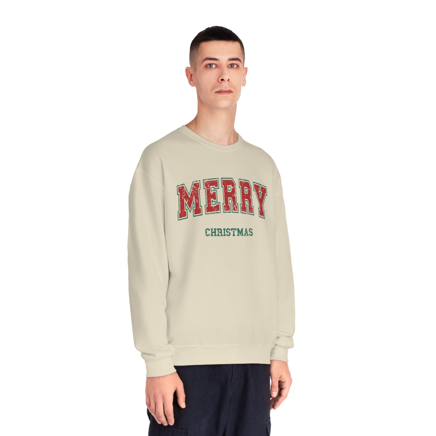 Christmas NuBlend® Sweatshirt - Festive and Jolly Holiday