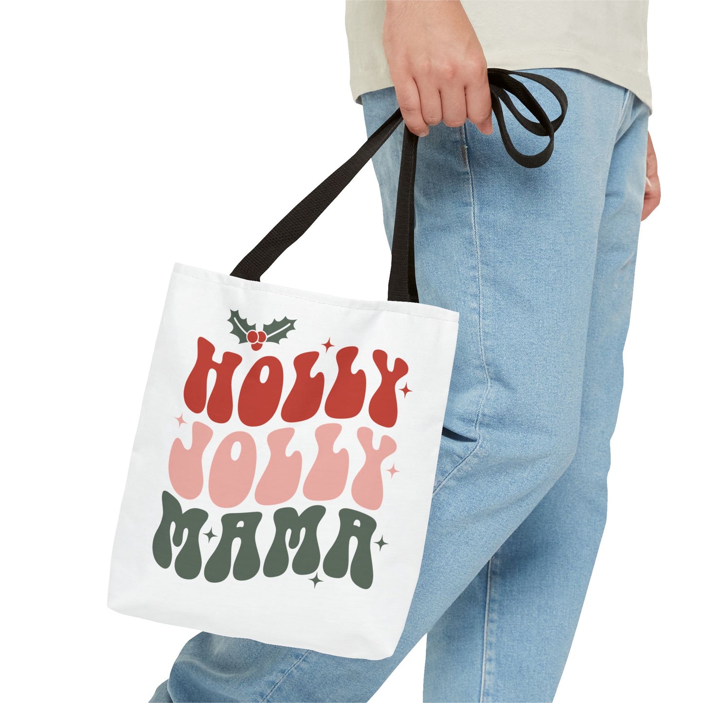 Christmas Tote Bag - Holly Jolly Mama