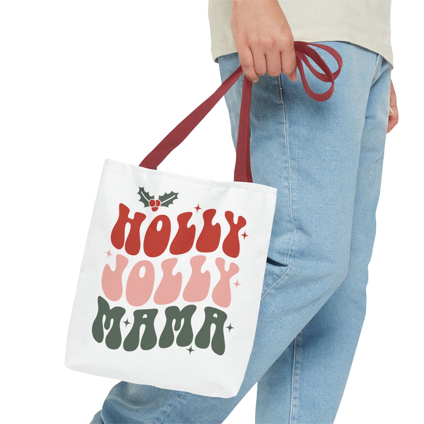 Christmas Tote Bag - Holly Jolly Mama