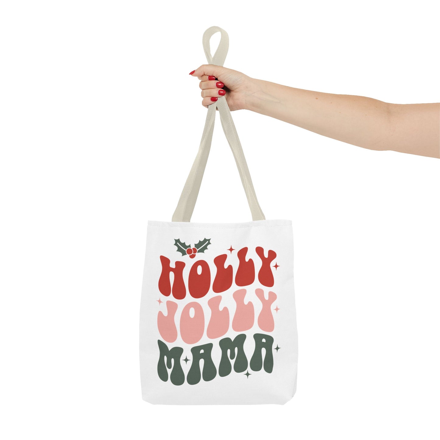 Christmas Tote Bag - Holly Jolly Mama