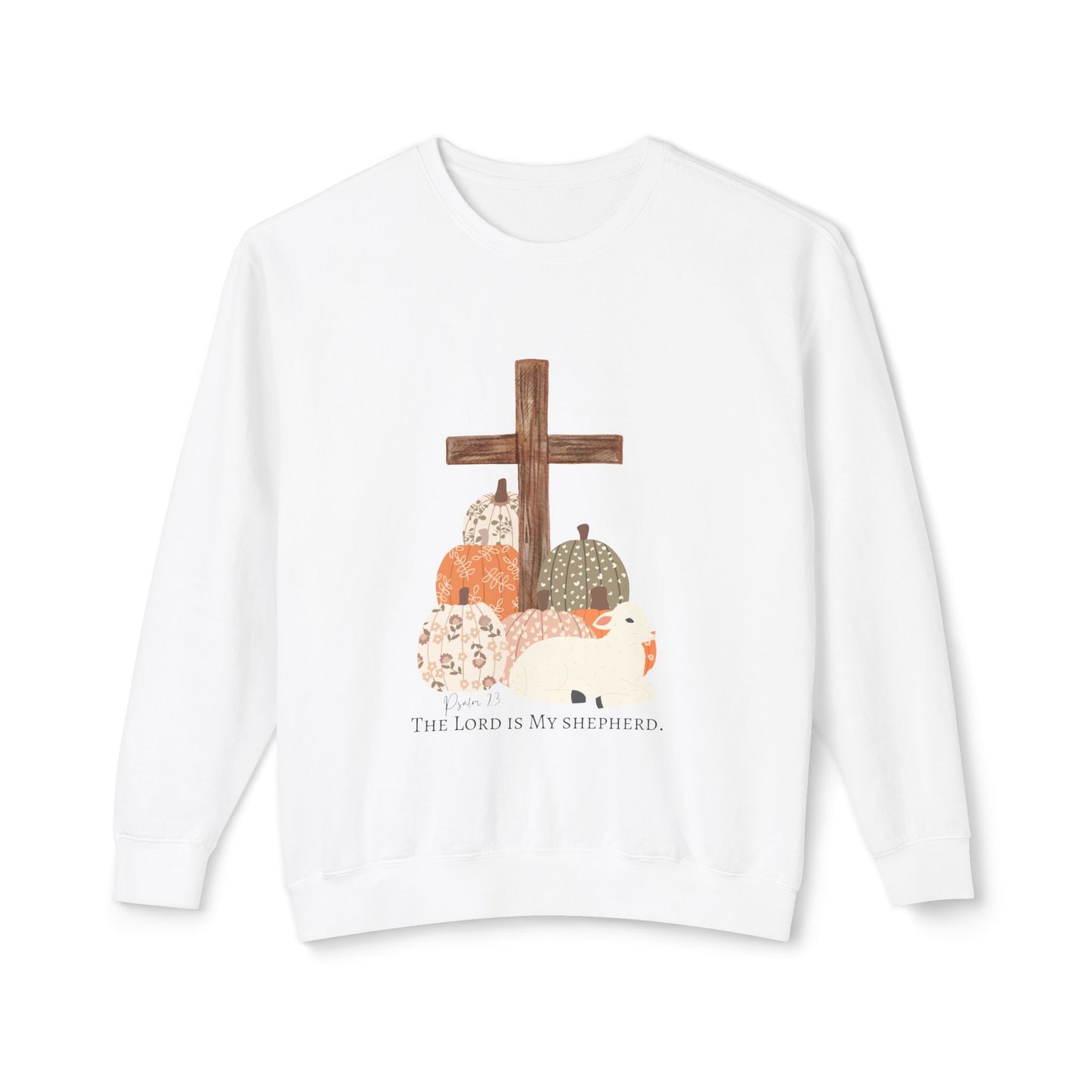 Lord is my Shepherd Lightweight Crewneck Sweatshirt