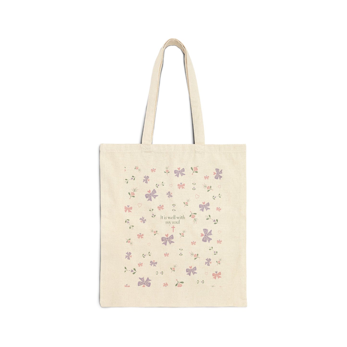 It Is Well Cotton Canvas Tote Bag