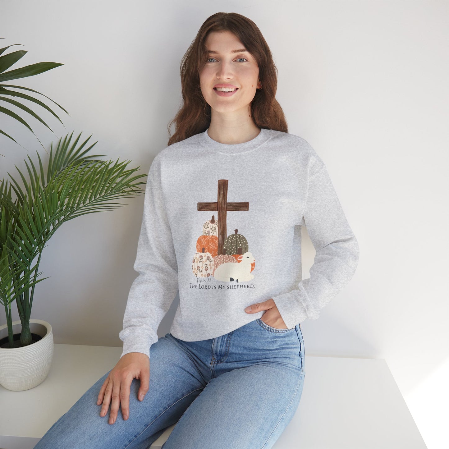 Lord is my Shepherd Heavy Blend™ Crewneck Sweatshirt