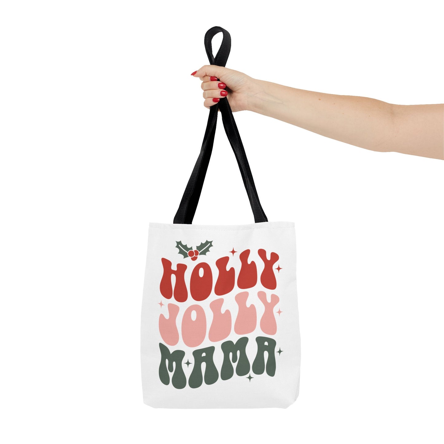 Christmas Tote Bag - Holly Jolly Mama