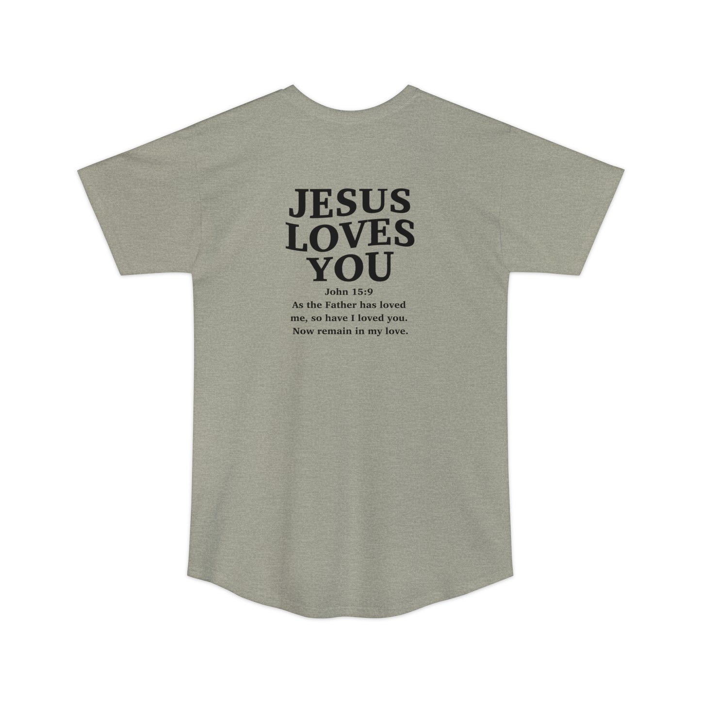 Jesus loves me, Jesus loves you Unisex Long Body Urban Tee