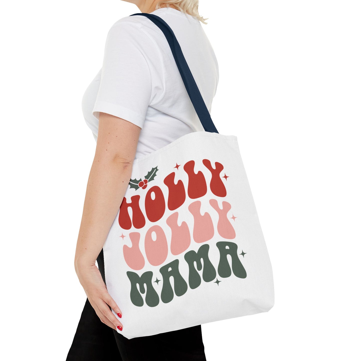 Christmas Tote Bag - Holly Jolly Mama