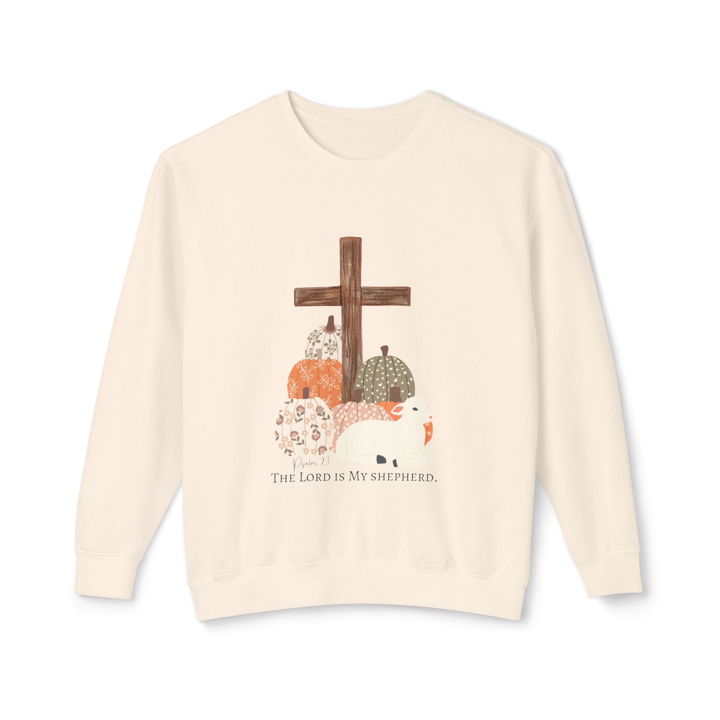 Lord is my Shepherd Lightweight Crewneck Sweatshirt