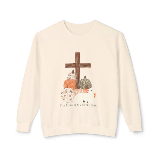 Lord is my Shepherd Lightweight Crewneck Sweatshirt