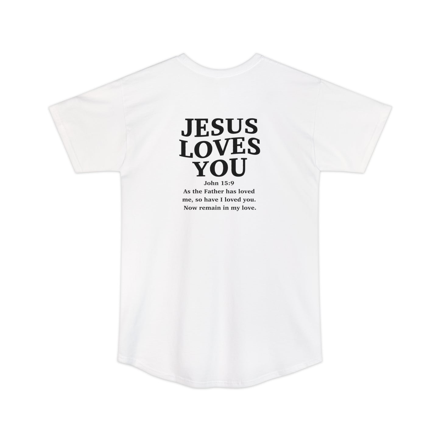 Jesus loves me, Jesus loves you Unisex Long Body Urban Tee