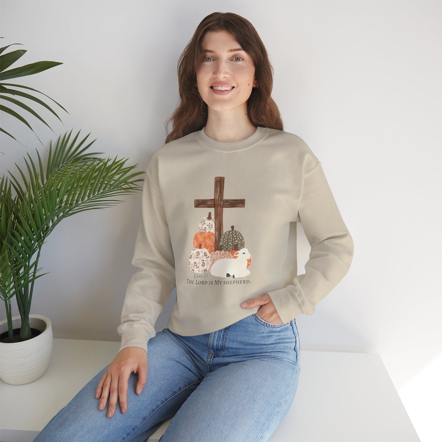 Lord is my Shepherd Heavy Blend™ Crewneck Sweatshirt