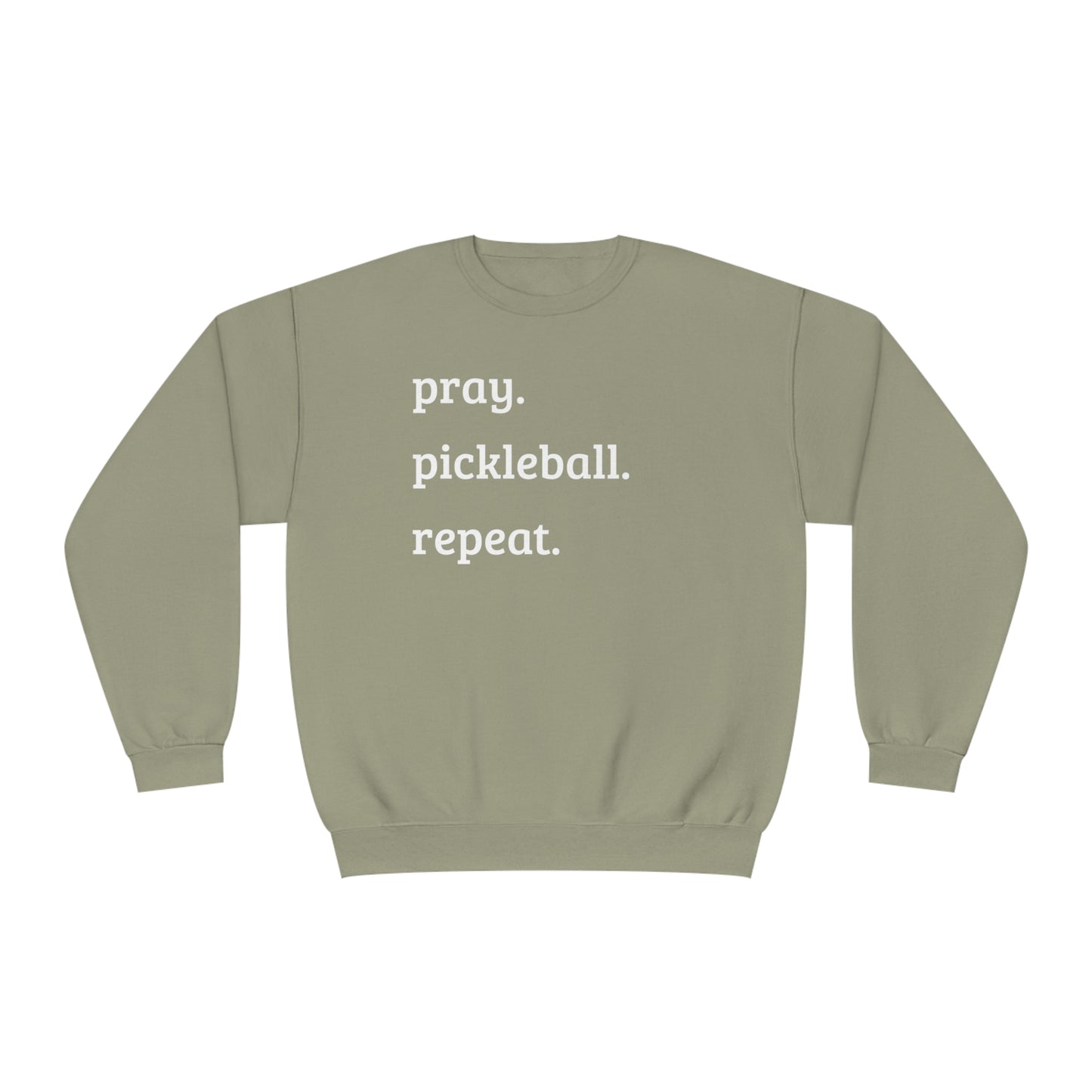 Pray, pickleball, repeat Unisex NuBlend® Crewneck Sweatshirt