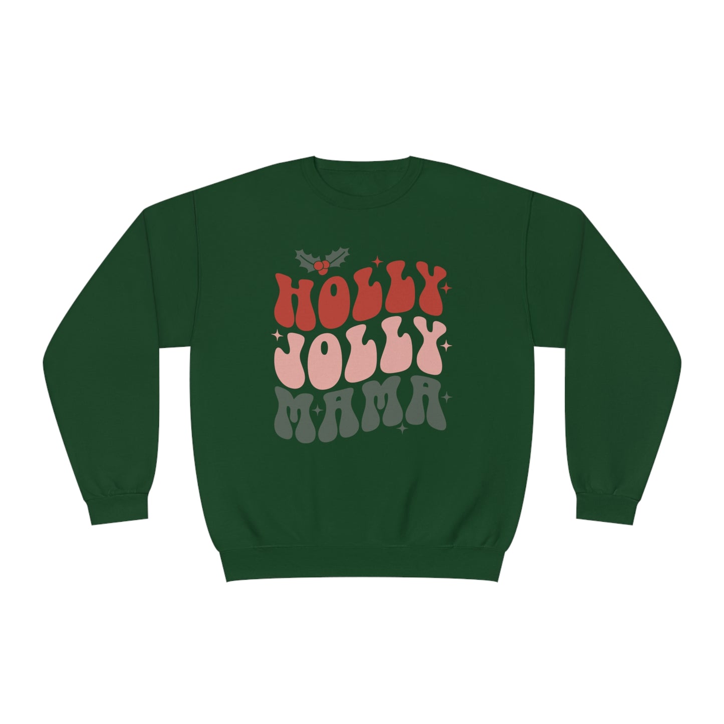 Christmas Holly Jolly Mama Crewneck Sweatshirt