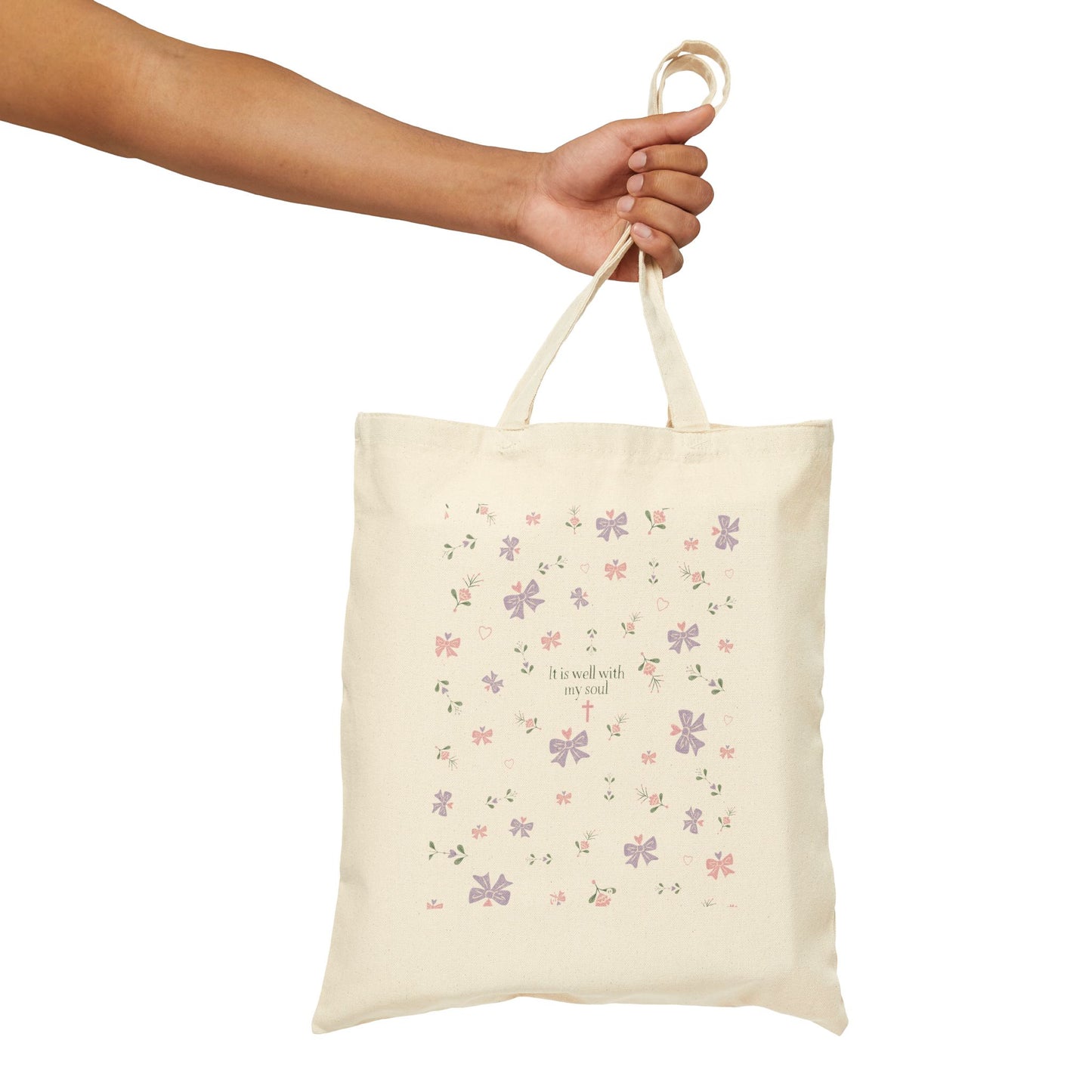 It Is Well Cotton Canvas Tote Bag