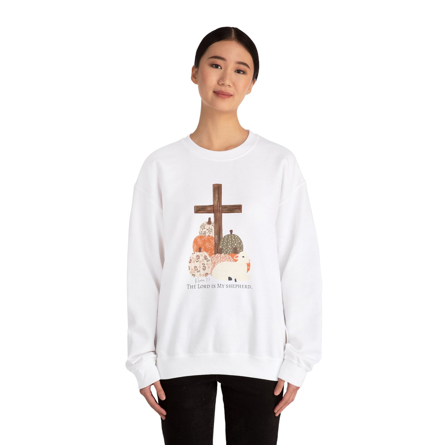 Lord is my Shepherd Heavy Blend™ Crewneck Sweatshirt