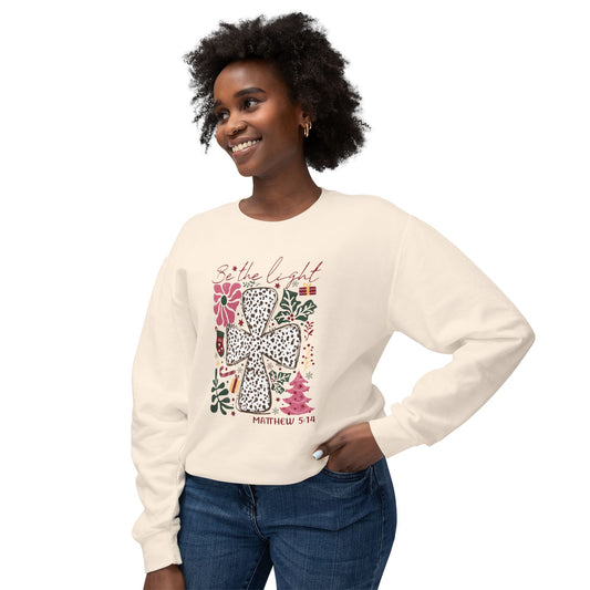 Be The Light Christmas Sweatshirt