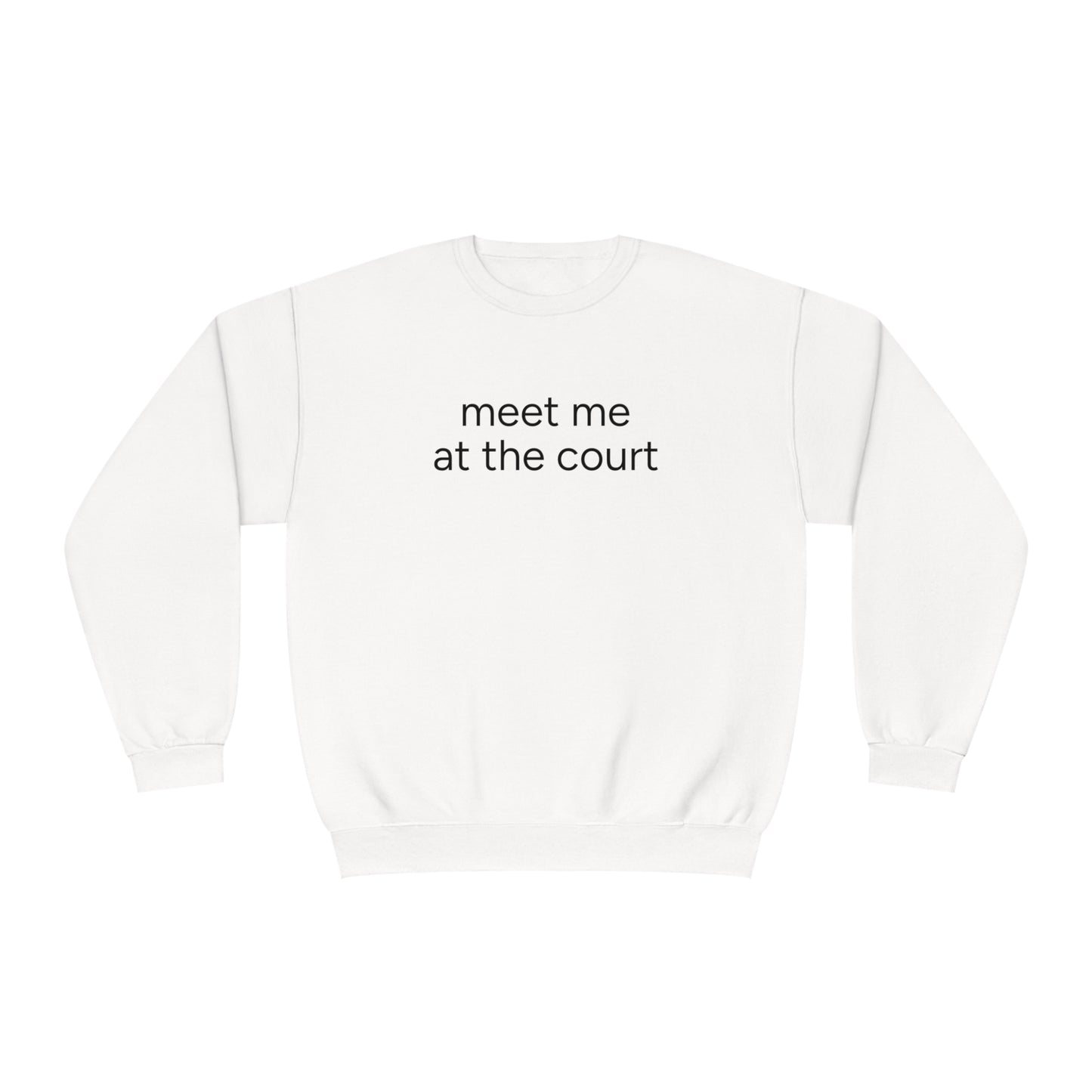 Meet me.. Unisex NuBlend® Crewneck Sweatshirt