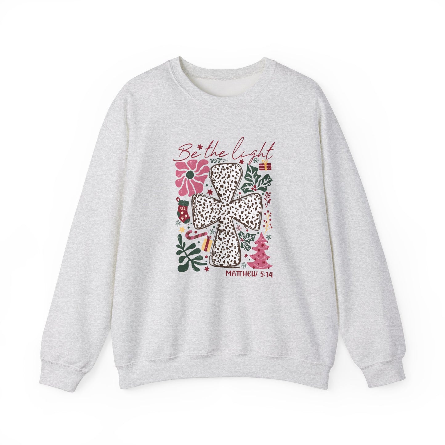 Christmas Light Sweatshirt - Be the Light