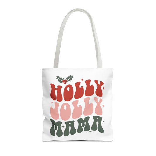 Christmas Tote Bag - Holly Jolly Mama