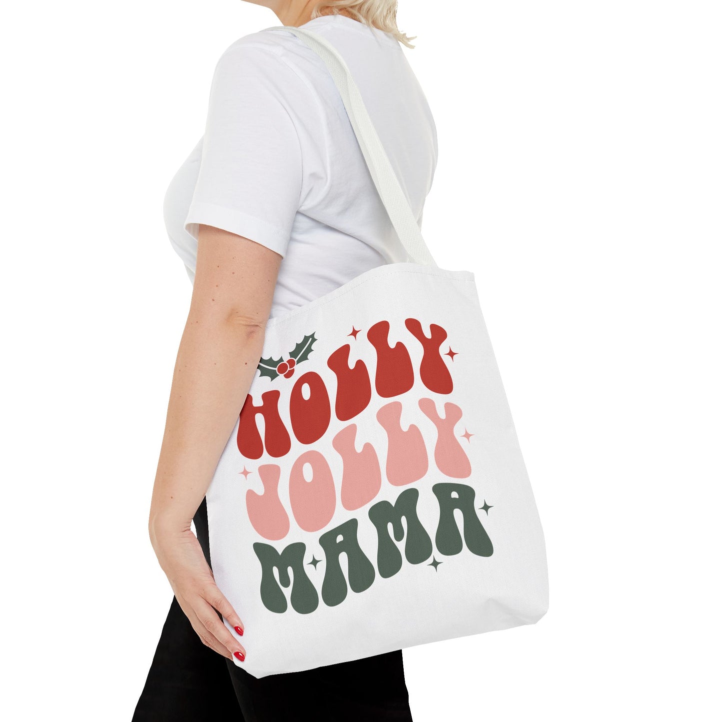 Christmas Tote Bag - Holly Jolly Mama