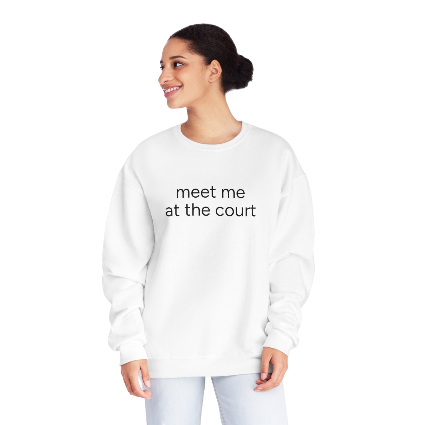 Meet me.. Unisex NuBlend® Crewneck Sweatshirt