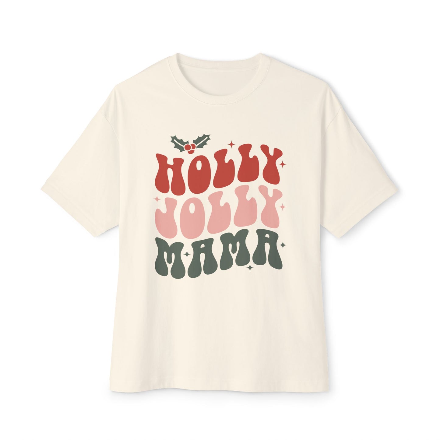 Christmas Mama Oversized Tee