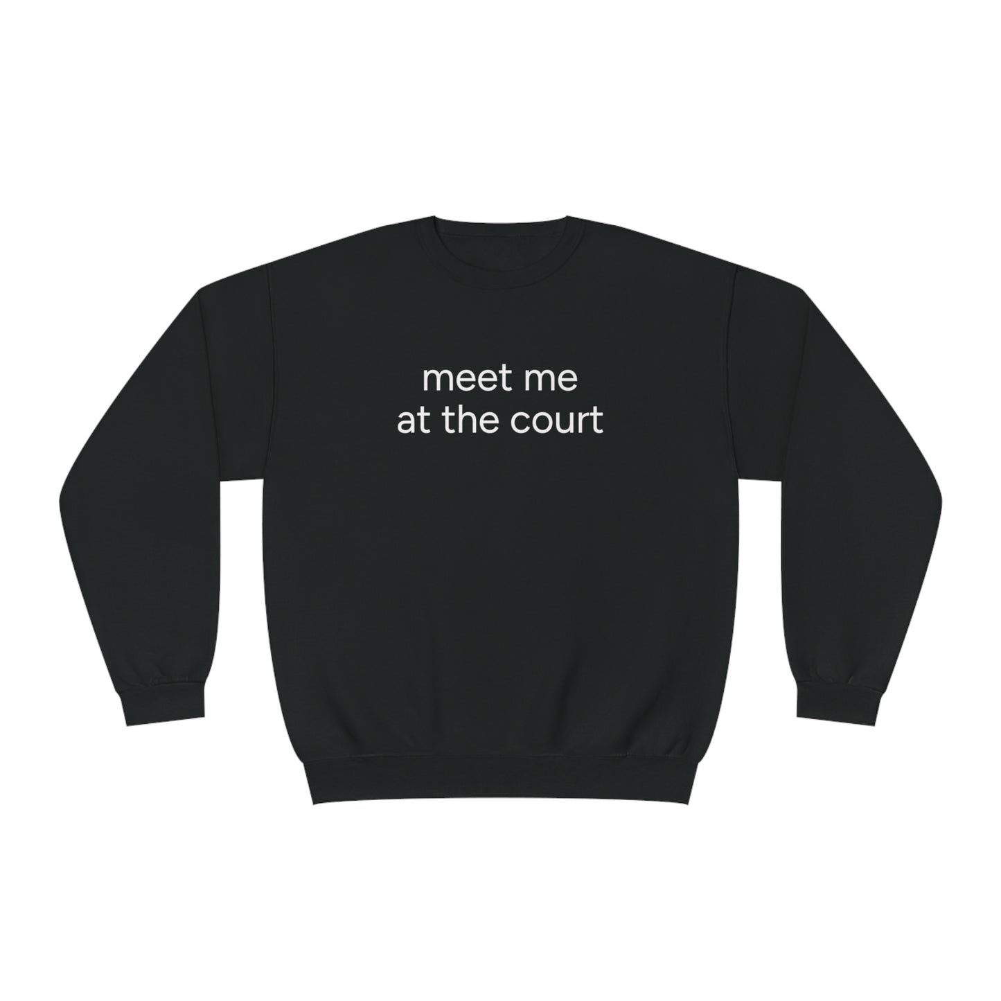 Meet me.. Unisex NuBlend® Crewneck Sweatshirt