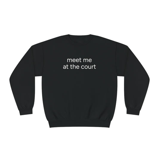 Meet me.. Unisex NuBlend® Crewneck Sweatshirt