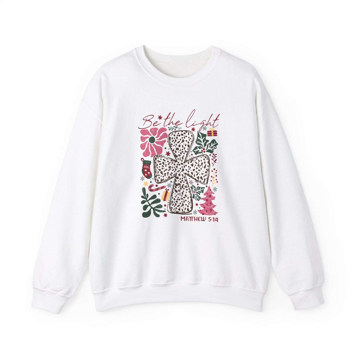 Christmas Light Sweatshirt - Be the Light