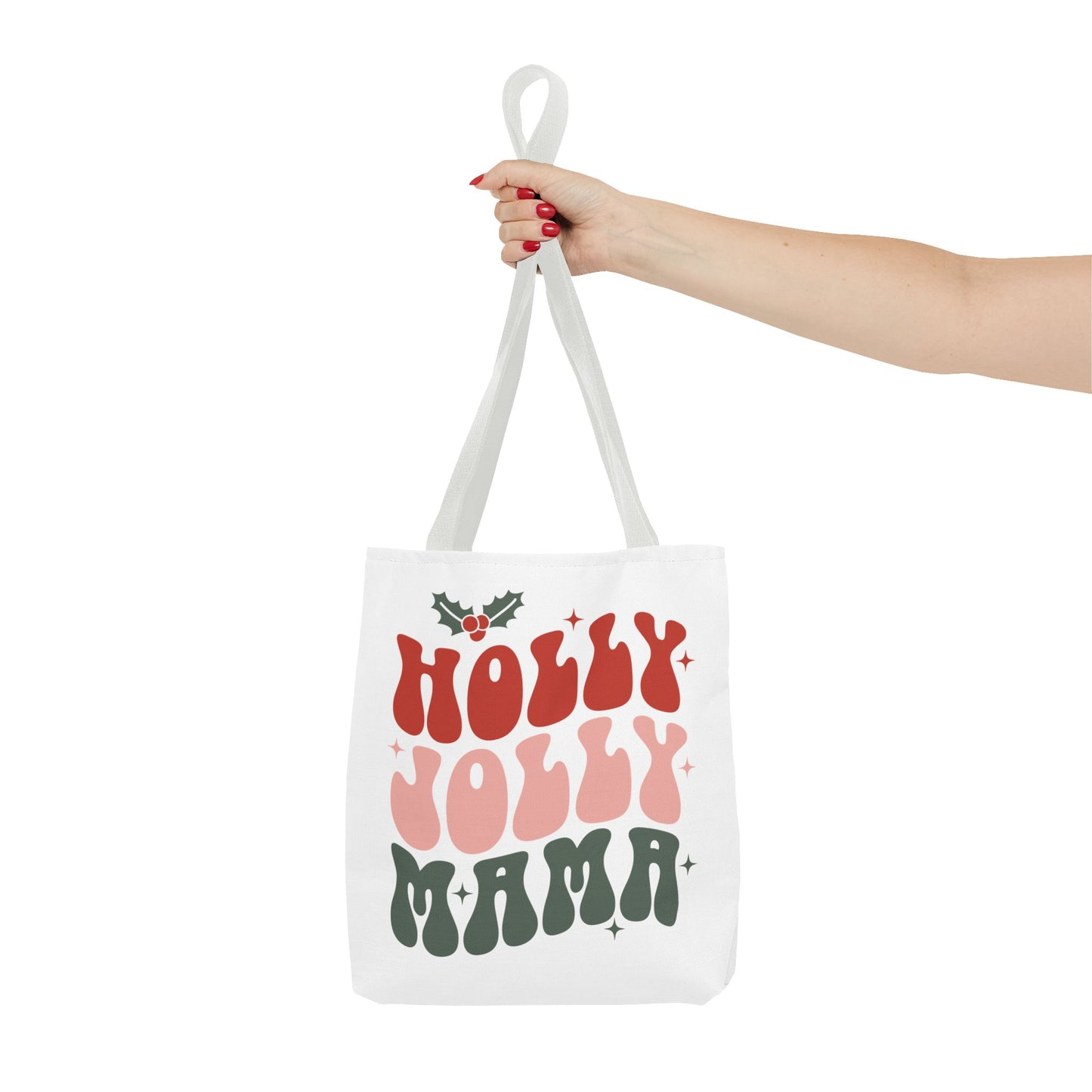 Christmas Tote Bag - Holly Jolly Mama