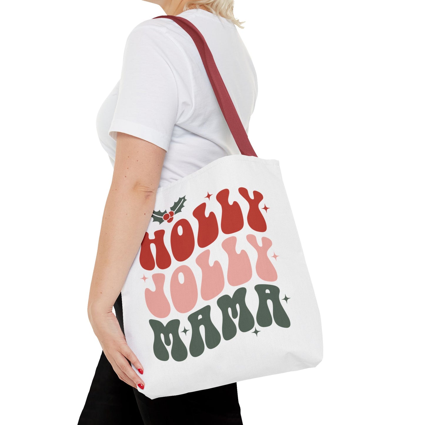 Christmas Tote Bag - Holly Jolly Mama