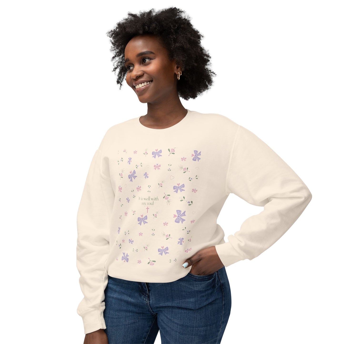 It is Well Lightweight Crewneck Sweatshirt